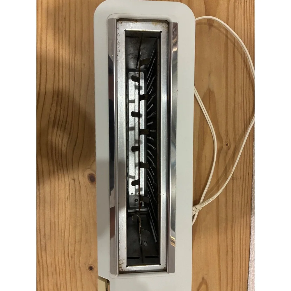Rowenta Wide Single Slot Toaster 850 Watt White W Germany Vintage Nice!